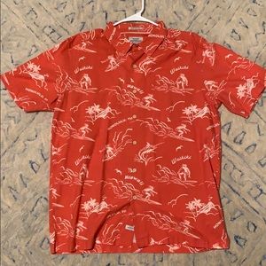 Quiksilver Waterman Hawaiian Aloha Shirt